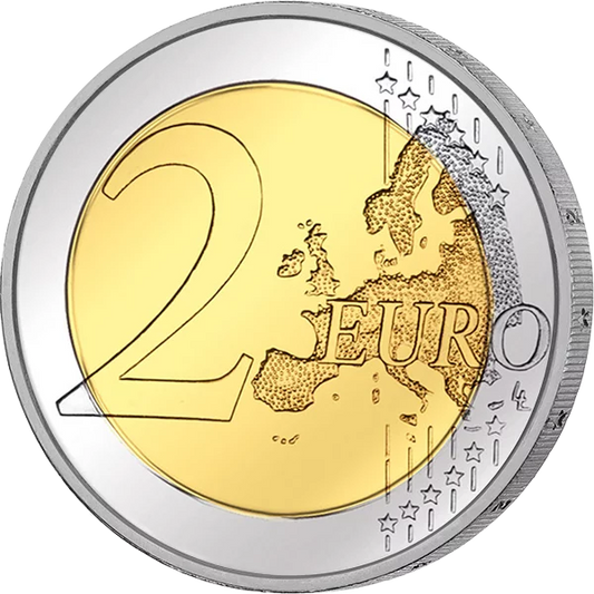 2 euros Belgique Lutte contre le cancer 2024 avec application couleur