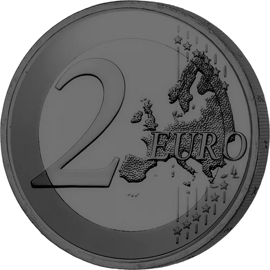 2 euros Slovaquie 100 ans du Championnat d'Europe de hockey sur glace 2025 Édition Énigme d'or