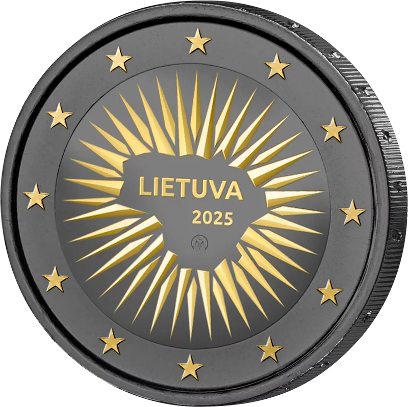 2 euros Lituanie Défense 2025 Édition Énigme d'Or