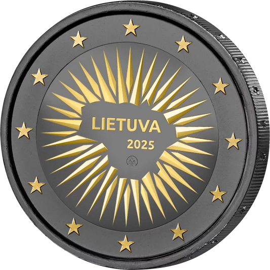 2 euros Lituanie Défense 2025 Édition Énigme d'Or