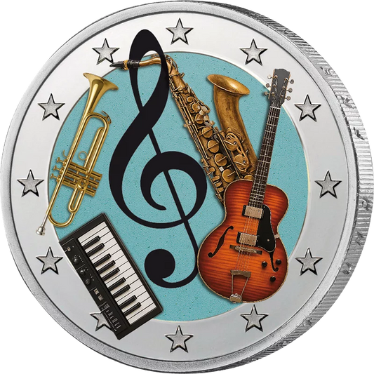 Instruments de musique 2 euros édition artiste