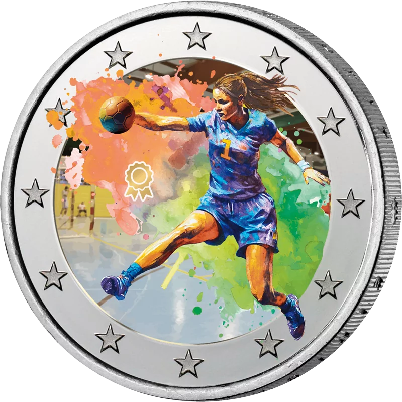 Handball Sport Édition Artiste 2 Euro