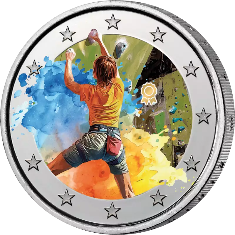 Escalade sportive 2 euros, édition artiste