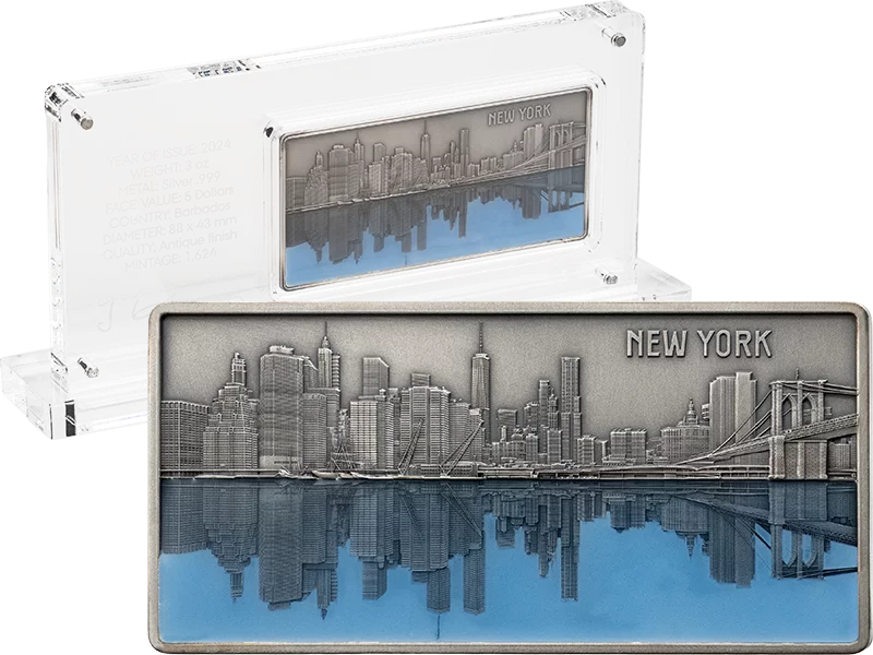 5 Dollars Barbade Nuit de New York 2024