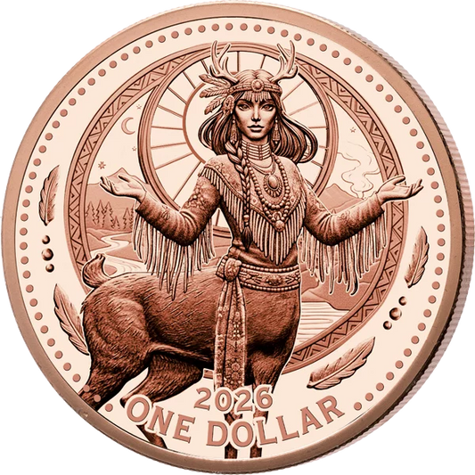 Pièce de 1 dollar américain Mesa Grande Femme Cerf 2026