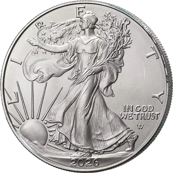 Pièce de 1 dollar américain Aigle 2026 Sélection Aigle Premium avec application de couleur Chromonite