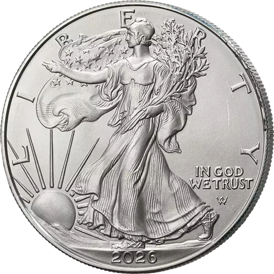 Pièce de 1 dollar américain Eagle 2026, sélection premium Eagle avec or rose et cristaux de diamant 2026