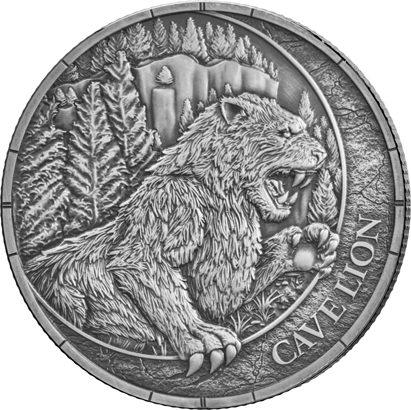 20 dollars Libéria Mégafaune - Lion des cavernes 2026