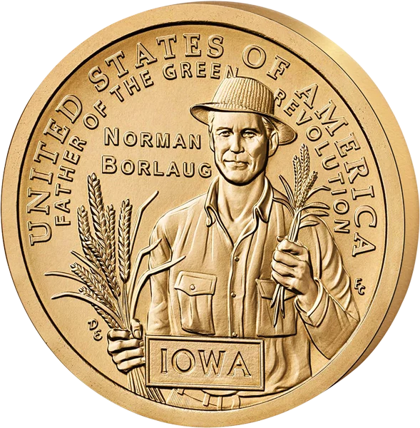 1 Dollar USA Innovation Américaine - Iowa Dr Norman Borlaug 2026