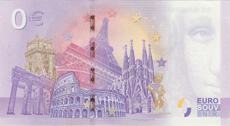 Billet de 0 euro Belgique Centre historique de Bruges 2025