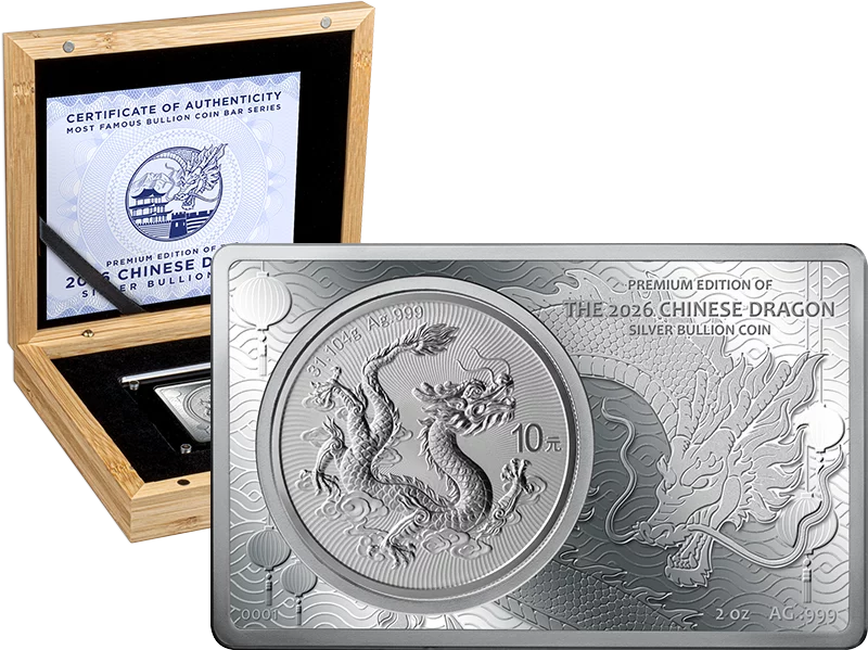 10 Yuans Chine Dragon Chinois Édition Premium 2026