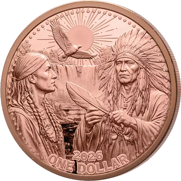 Plume d'aigle Mesa Grande 2026 (1 dollar américain)