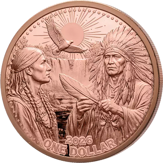 Plume d'aigle Mesa Grande 2026 (1 dollar américain)
