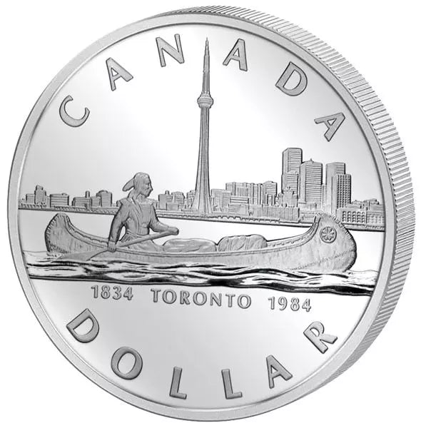 1 dollar canadien – 150 ans de Toronto – 1984