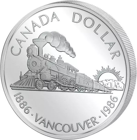 1 dollar canadien Vancouver 1986