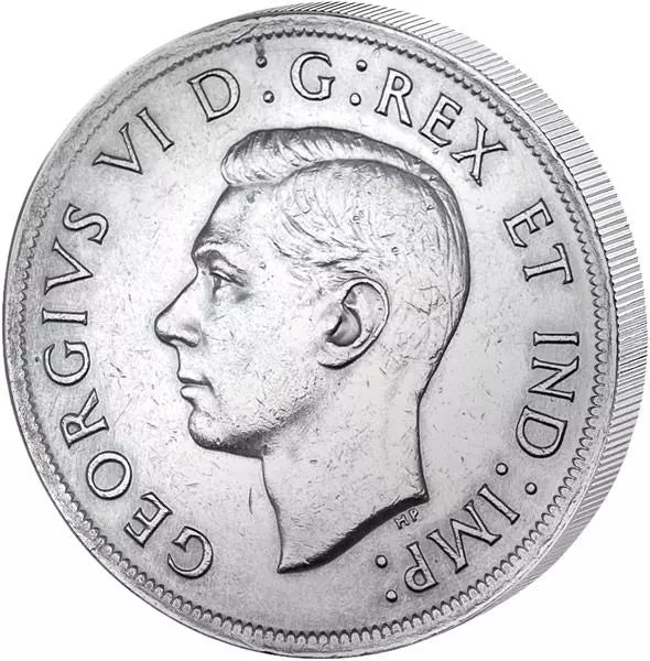 Pièce de 1 dollar canadien, édifice du Parlement, 1939, excellent état