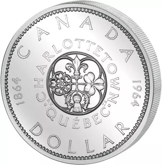 1 dollar canadien, Charlottetown, Québec, 1964, excellent état