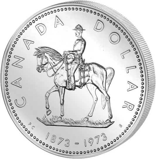 Pièce de 1 dollar de la Gendarmerie royale du Canada, 1973