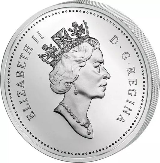 1 dollar canadien : 25 ans depuis la dernière patrouille de chiens de traîneau husky (1994)