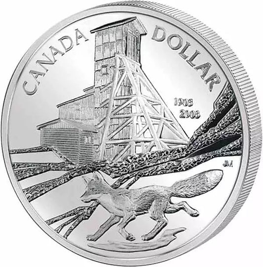 Pièce de 1 dollar canadien, Silver Strike Silver Mine Ontario 2003, épreuve