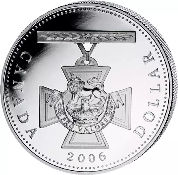 Pièce de 1 dollar canadien – 150e anniversaire de la Croix de Victoria (2006)