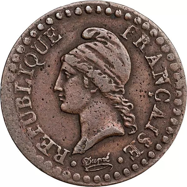 1 centime France Première République 1797-1799