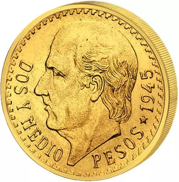2,5 pesos Mexique Miguel Hidalgo 1945