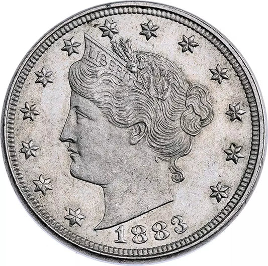Pièce de 5 cents américains Liberty Head 1883