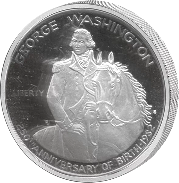 Pièce de 50 cents américains, Washington, 1982, non circulée