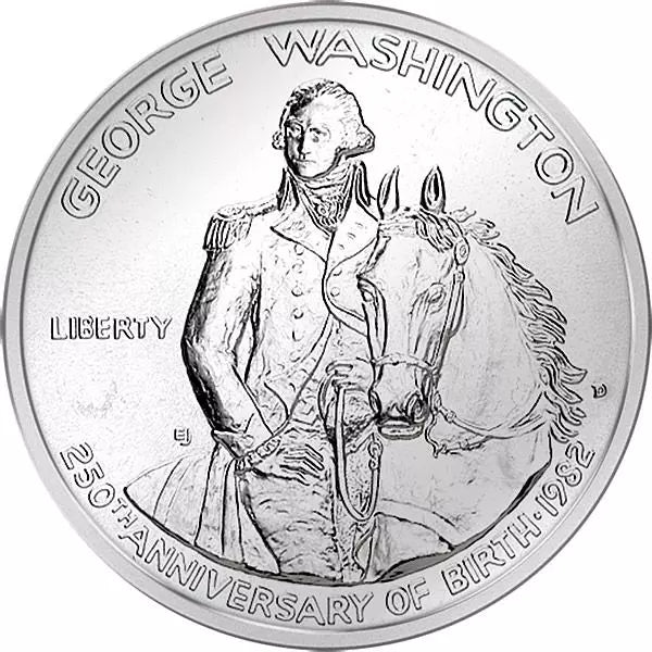 Pièce de 50 cents américains, Washington, 1982, épreuve