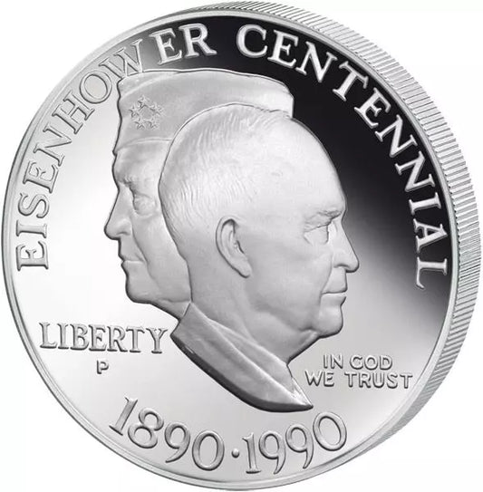 Pièce de 1 dollar américain Dwight D. Eisenhower 1990