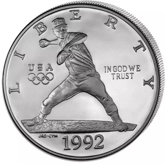Billet de 1 dollar américain pour les Jeux olympiques de Barcelone (baseball 1992)