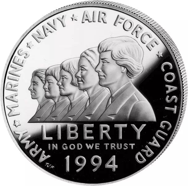 Pièce de 1 dollar américain : Femmes dans l’armée, 1994