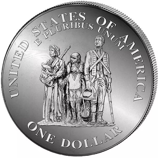 Pièce de 1 dollar américain, Patriotes de couleur, 1998