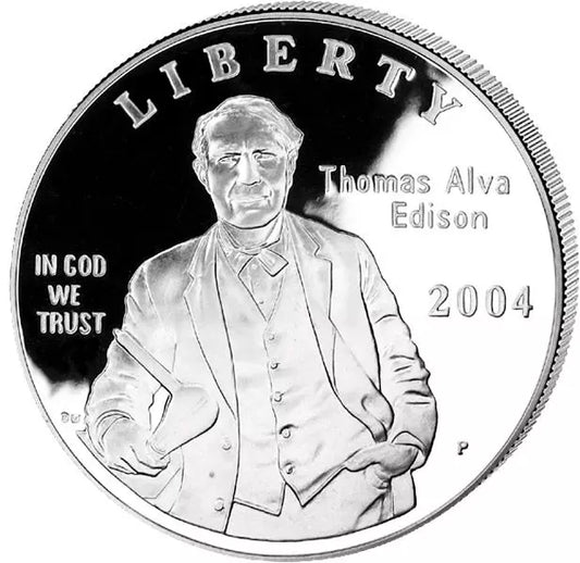 Pièce de 1 dollar américain Thomas Edison 2004