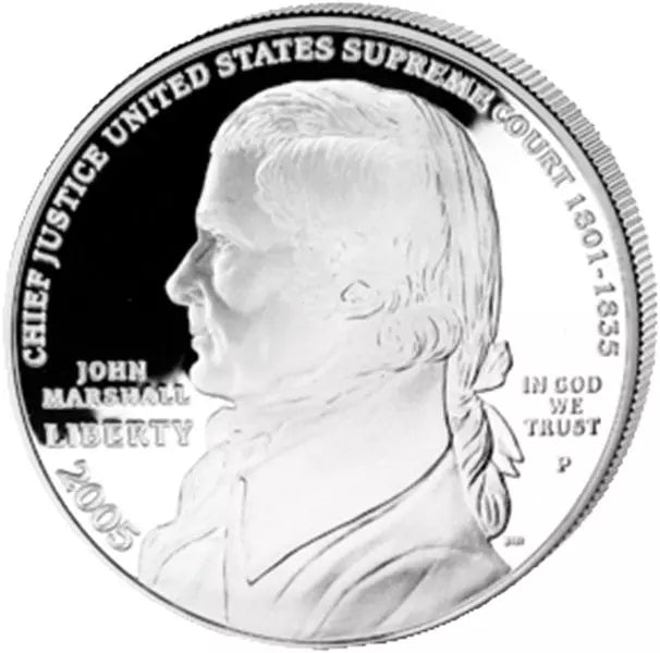 Pièce de 1 dollar américain, à l'effigie du juge en chef John Marshall (2005)