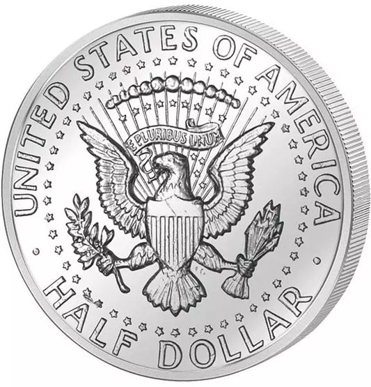 Pièce de 50 cents américains à l'effigie de John F. Kennedy, 1964