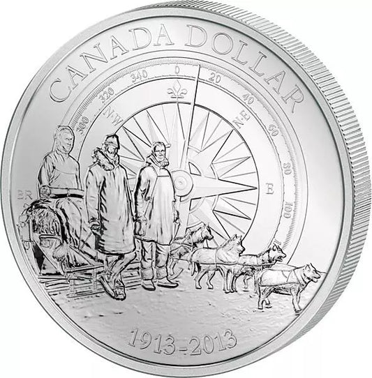 Expédition arctique canadienne 2013 (1 dollar)