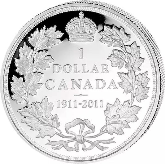 Pièce de 1 dollar canadien : 100 ans du dollar en argent (1911-2011)