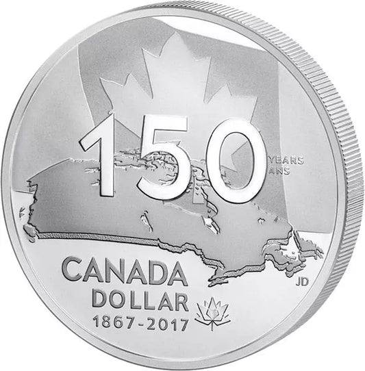 1 dollar Canada Patrie et Patrie 2017
