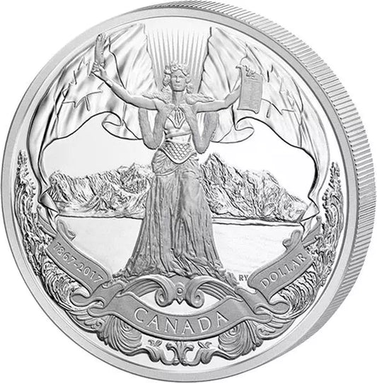 Pièce de 1 dollar canadien – 150 ans de la Confédération canadienne 2017