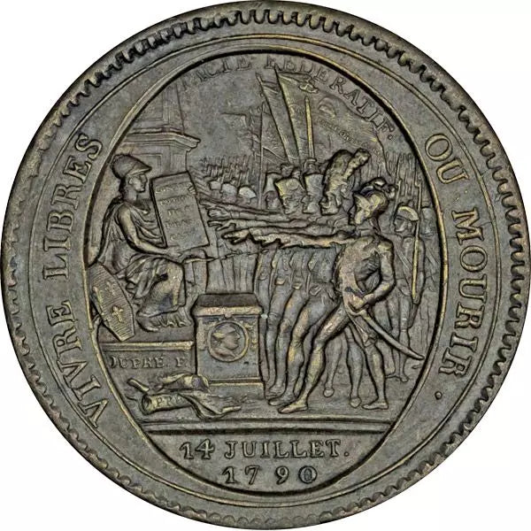 Cinq sols France Révolution française 1792