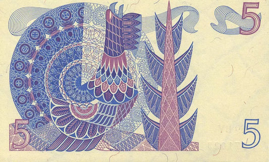 Billet de 5 couronnes Suède Roi Gustav I Vasa 1965-1969