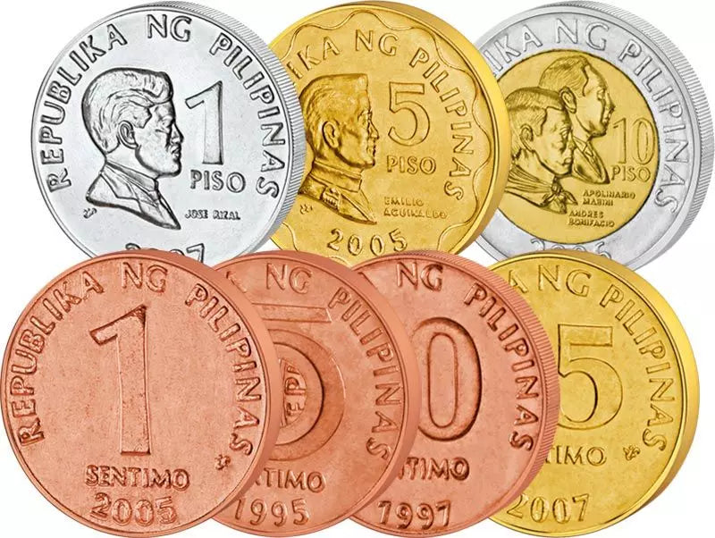 Coffret 1 Sentimos - 10 Piso Philippines 1995-2013